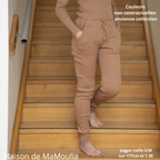 MaM - Pantalon Lounge Joggers femme et ado, laine mérinos