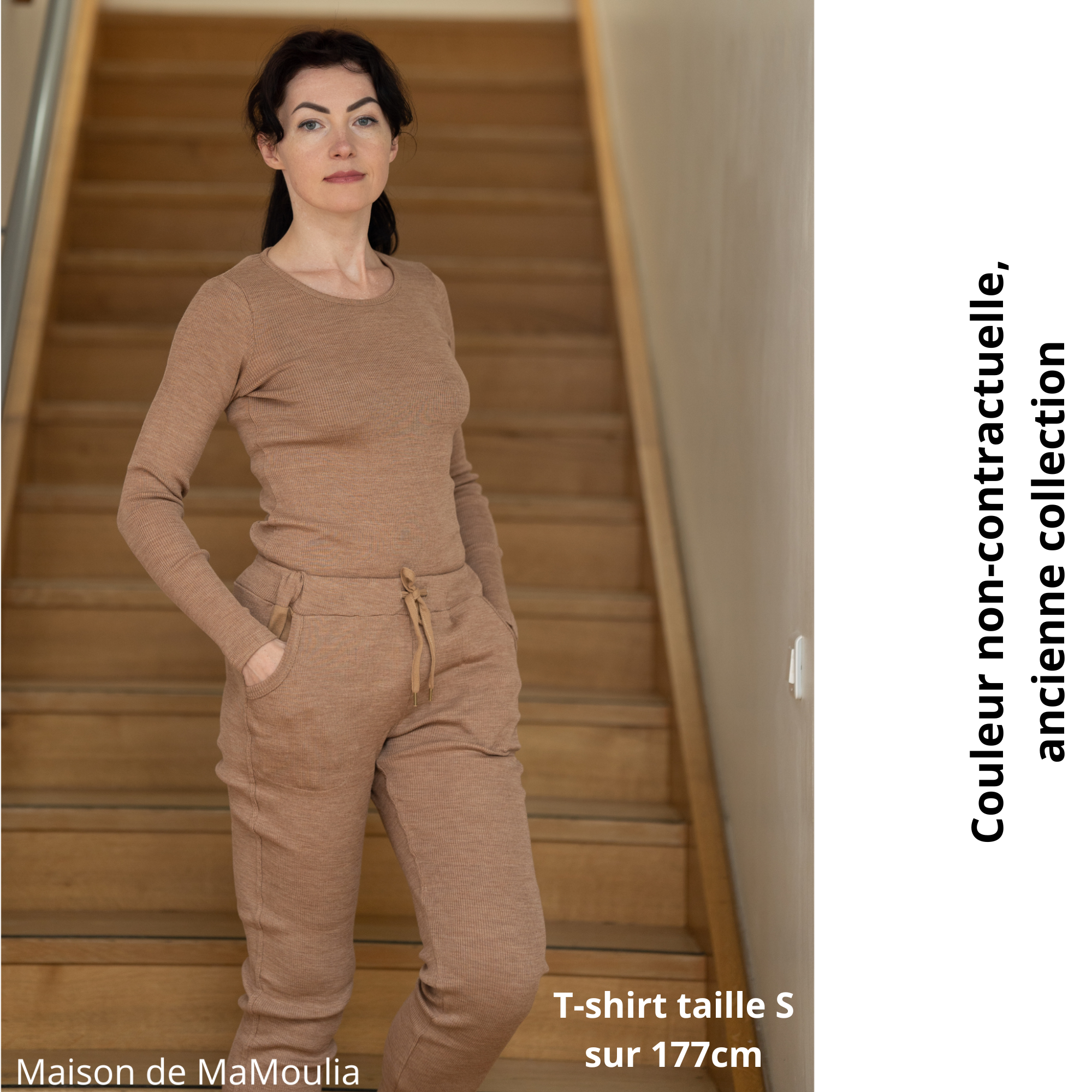 MaM - T-shirt femme et ados, laine mérinos