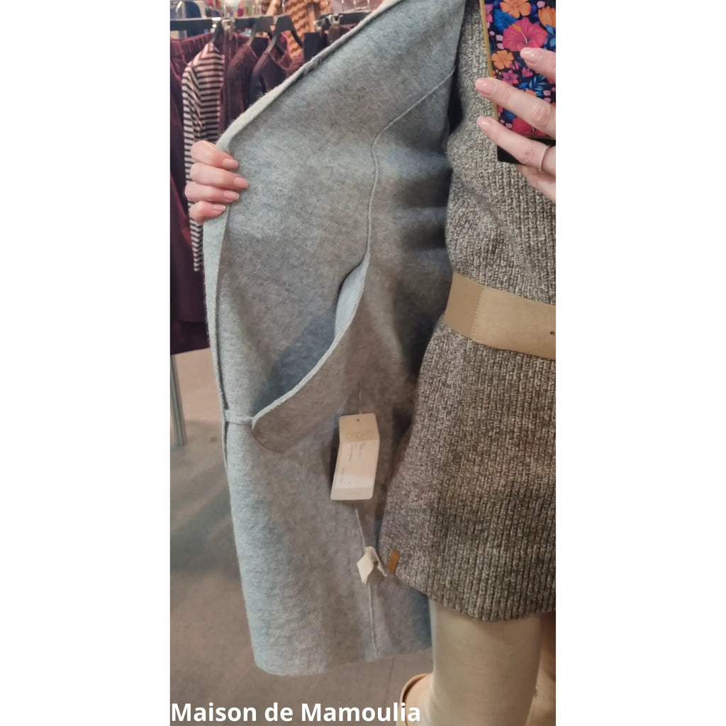 Disana - Manteau femme pure laine bouillie Disana