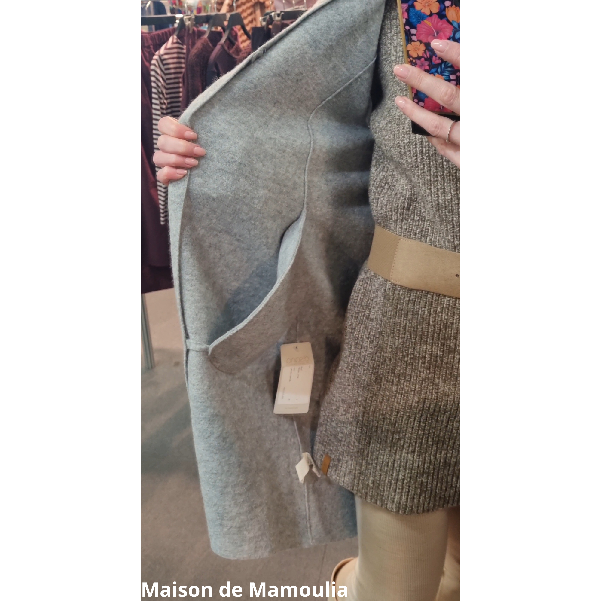 Disana - Manteau femme pure laine bouillie