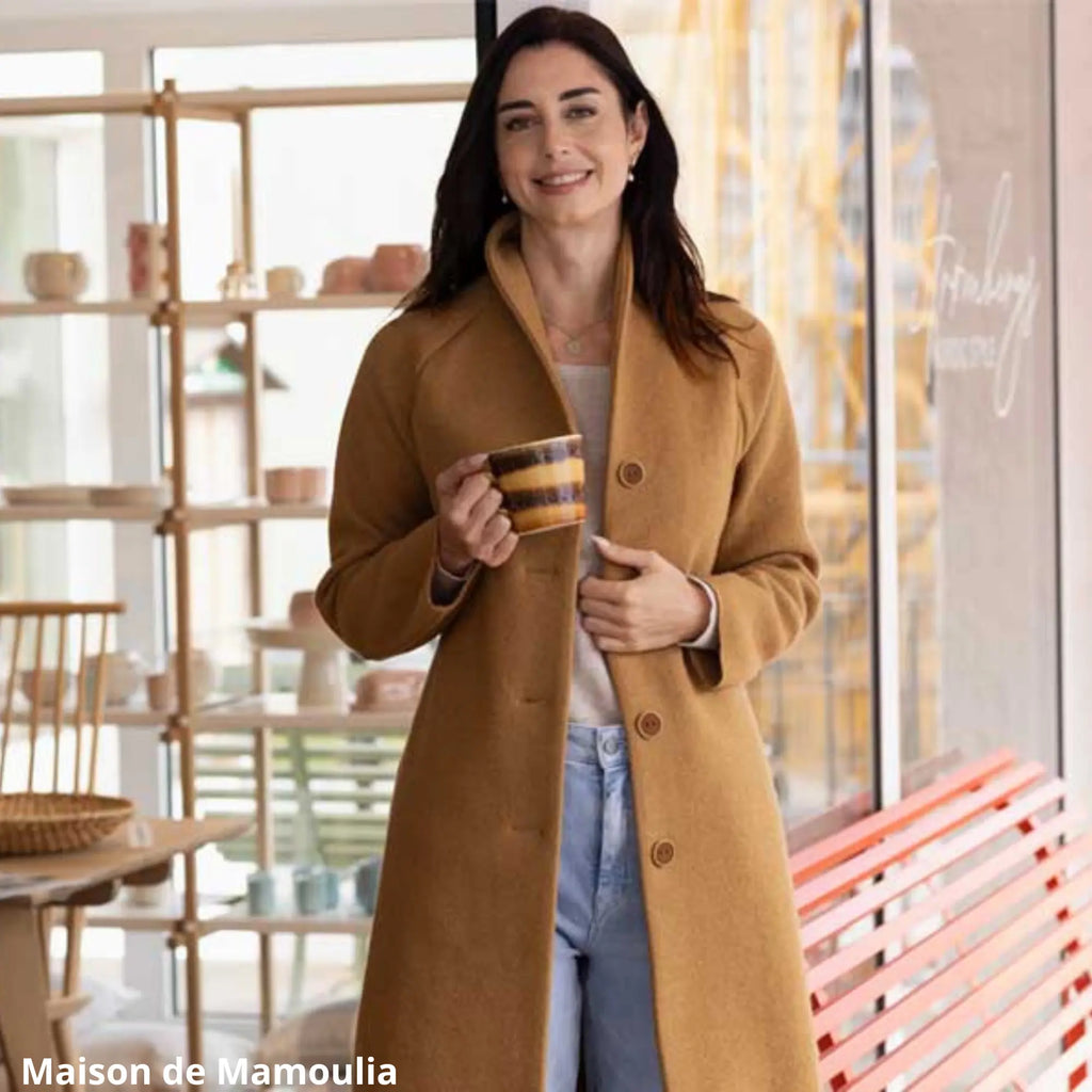Disana - Manteau femme pure laine bouillie Disana