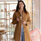 Disana - Manteau femme pure laine bouillie Disana