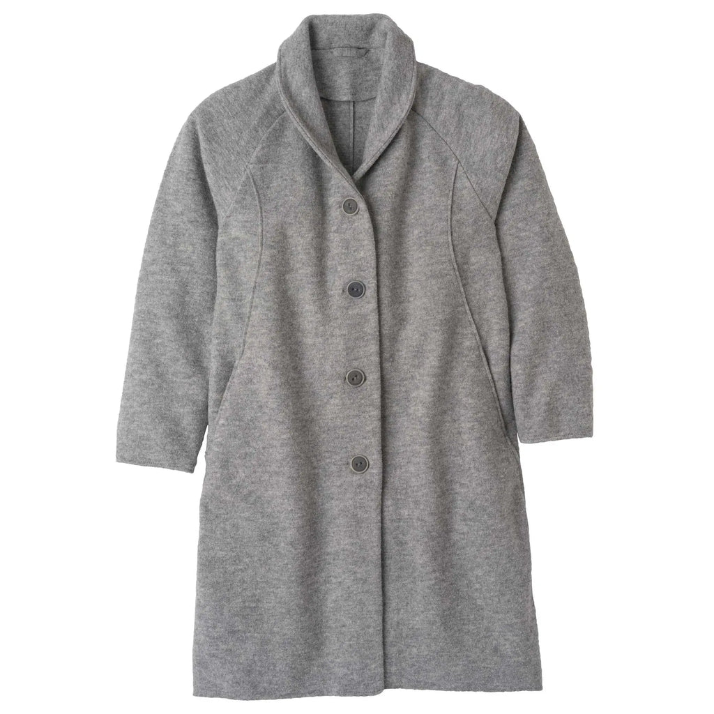 Disana - Manteau femme pure laine bouillie Disana