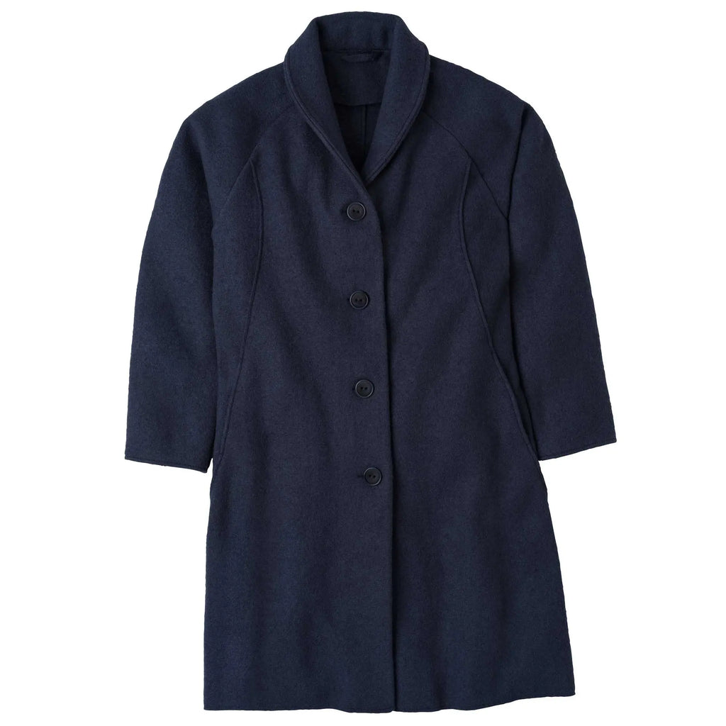 Disana - Manteau femme pure laine bouillie Disana