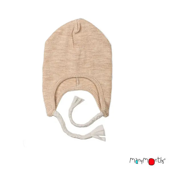 ManyMonths - Bonnet bébé Earflap Beanie - laine mérinos - Original ManyMonths