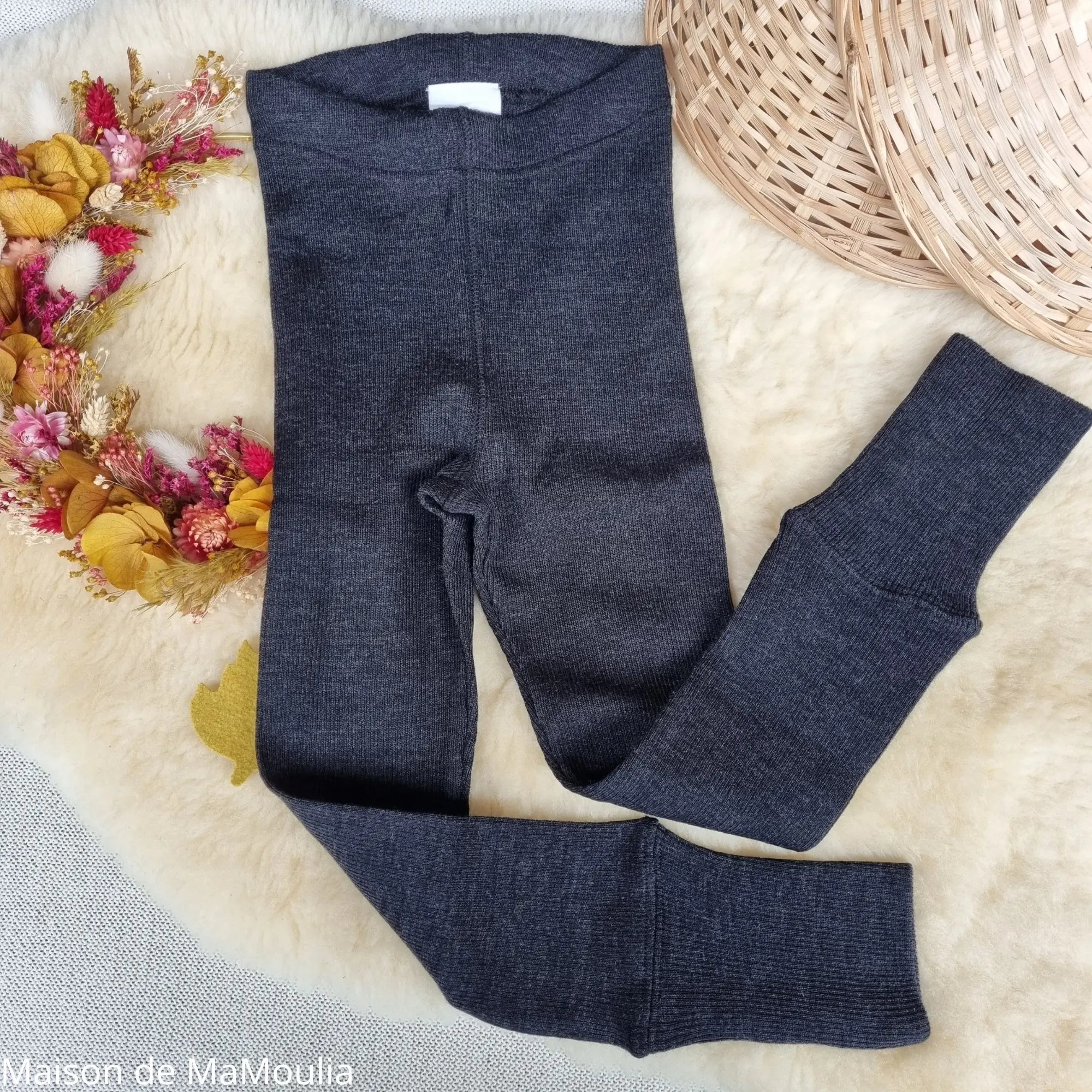 ManyMonths - Legging évolutif - laine mérinos ManyMonths