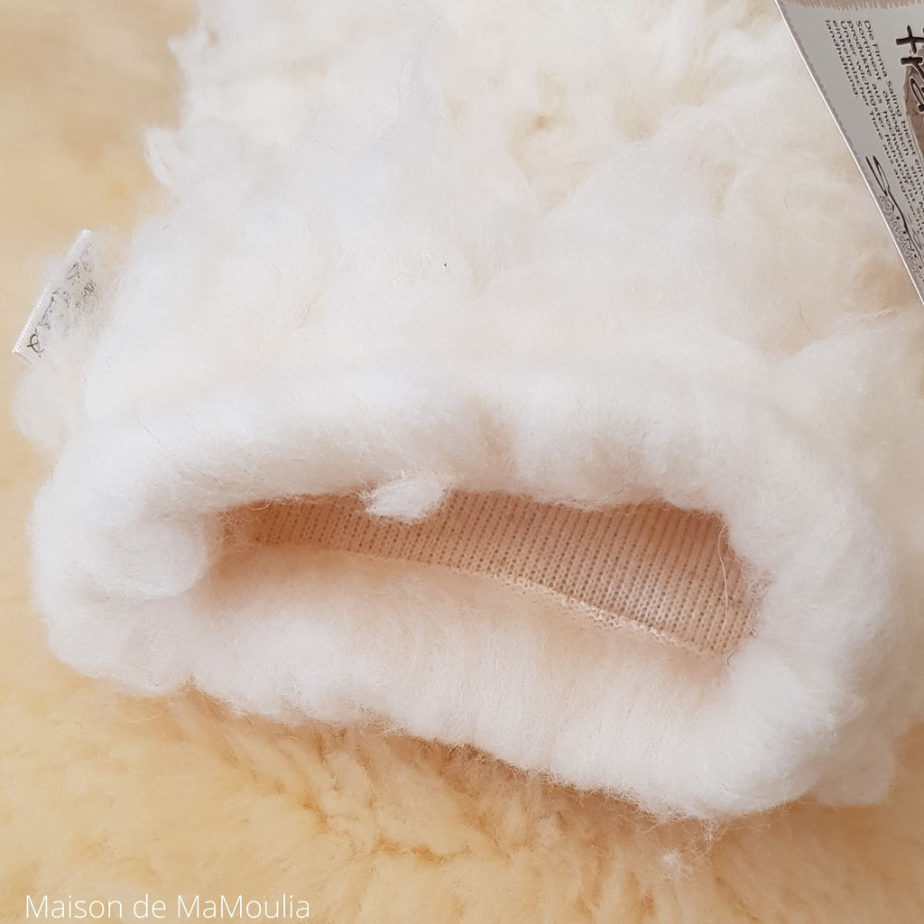 Saling - Peluche-Marionnette Agneau en laine - 20cm