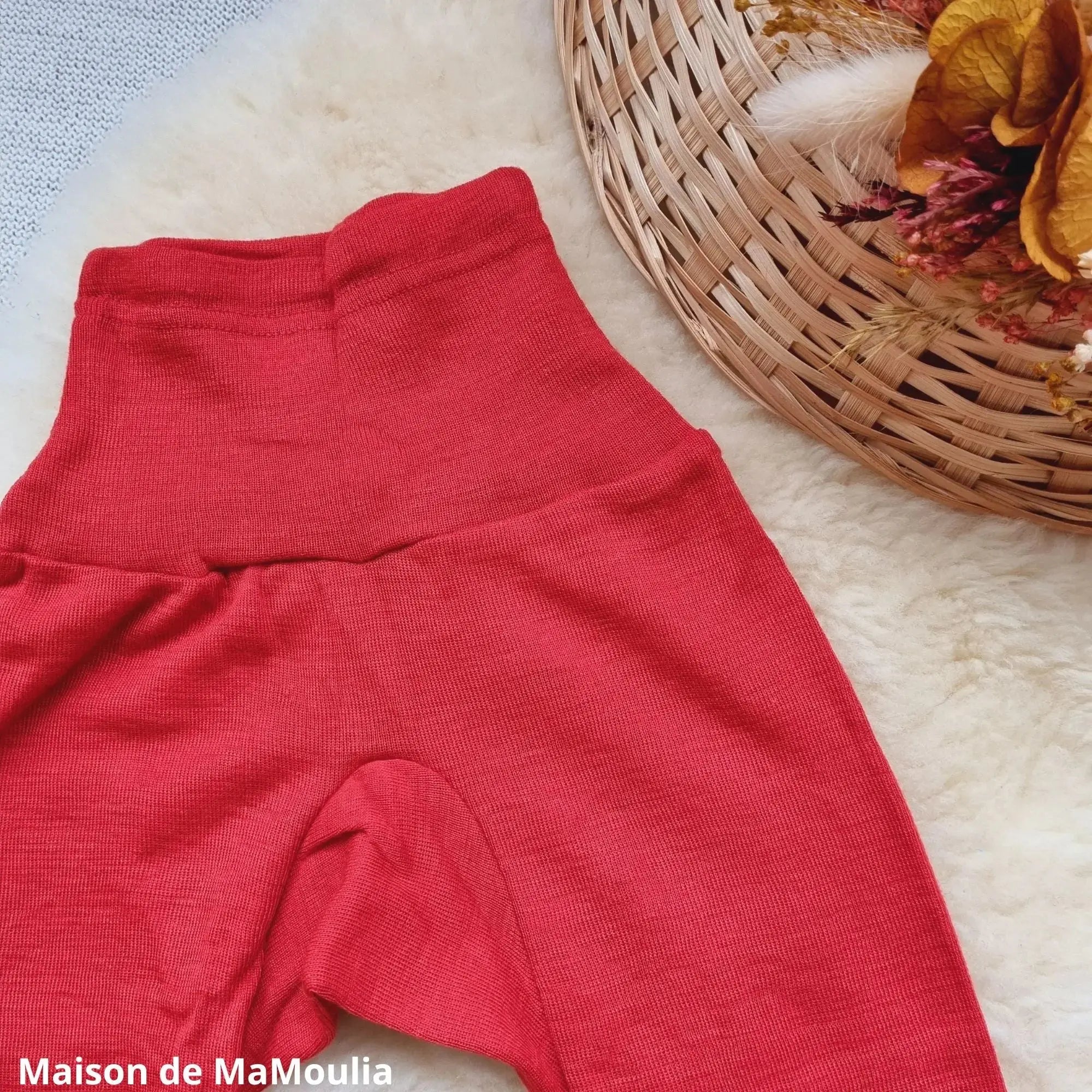 Cosilana - Pantalon bébé, laine-soie Cosilana