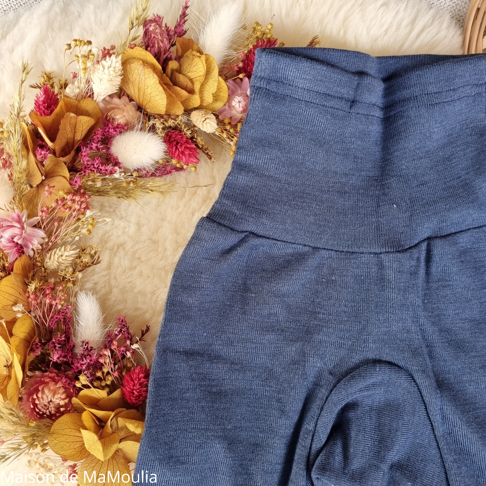 Cosilana - Pantalon bébé, laine-soie