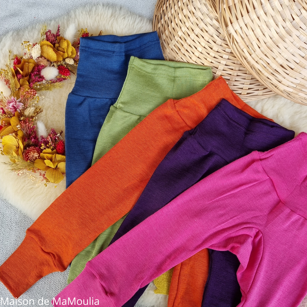 Cosilana - Pantalon bébé, laine-soie