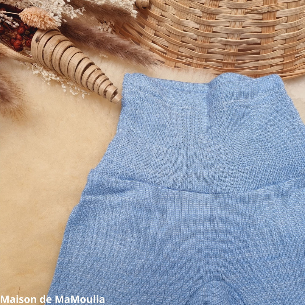 Cosilana - Pantalon bébé, laine-soie-coton