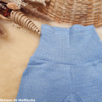 Cosilana - Pantalon bébé, laine-soie-coton