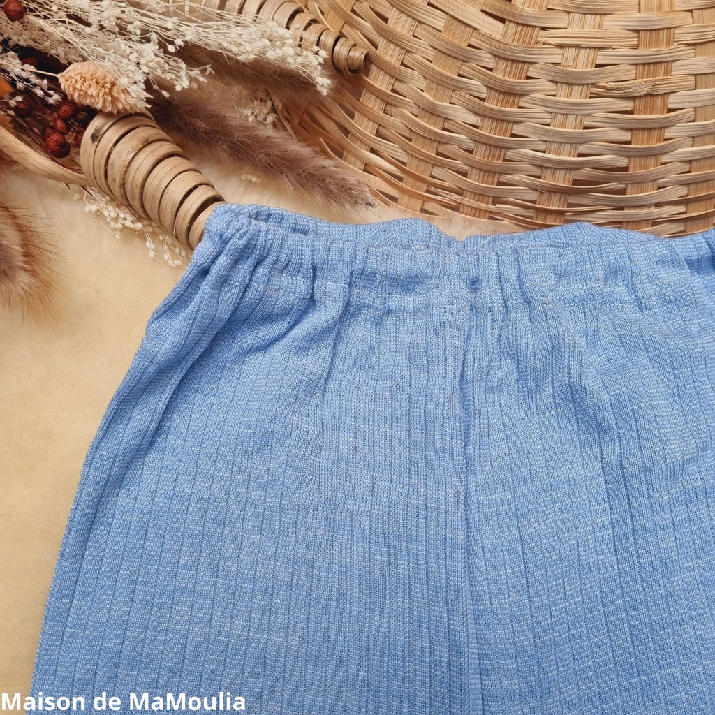 Cosilana - Legging enfant, laine-soie-coton