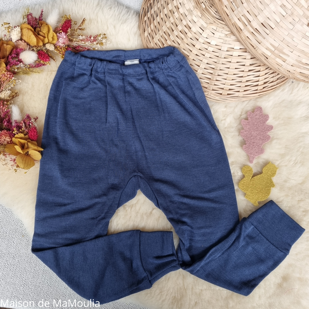 Cosilana - Legging enfant, laine-soie