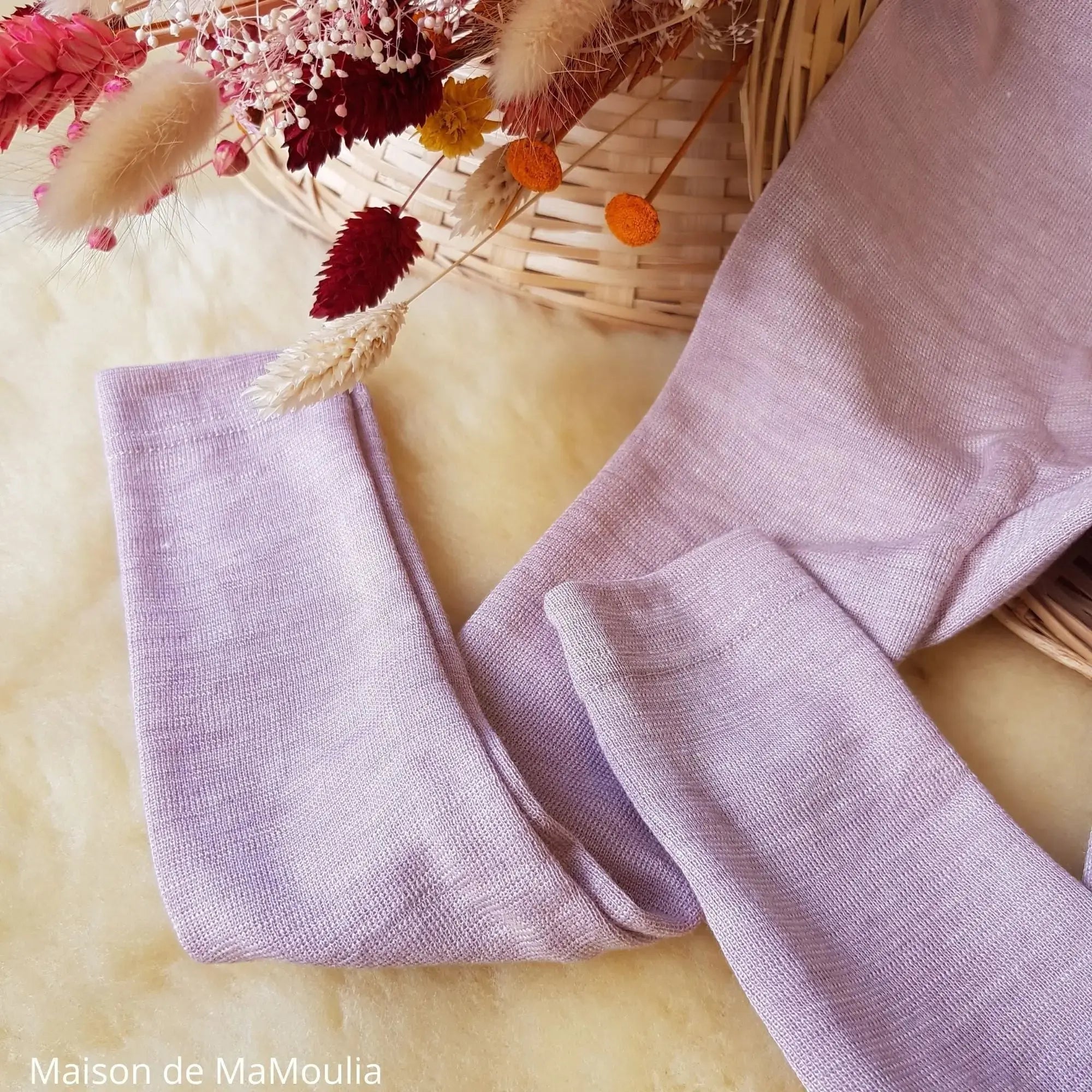 Cosilana - Legging enfant, laine-soie Cosilana