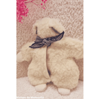 Saling - Peluche Agneau Fred -  bouillotte noyaux de cerises - 30cm Saling