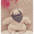 Saling - Peluche Agneau Fred -  bouillotte noyaux de cerises - 30cm Saling