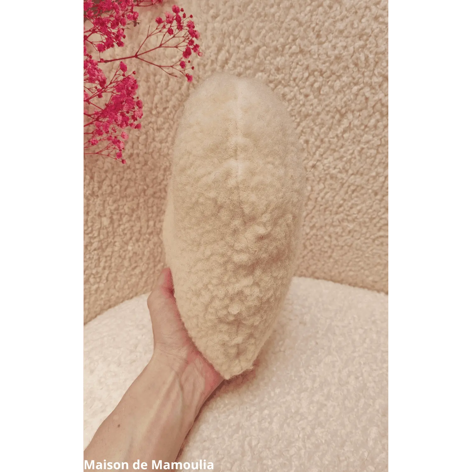 Cœur - pure laine 27 cm - Maison de Mamoulia