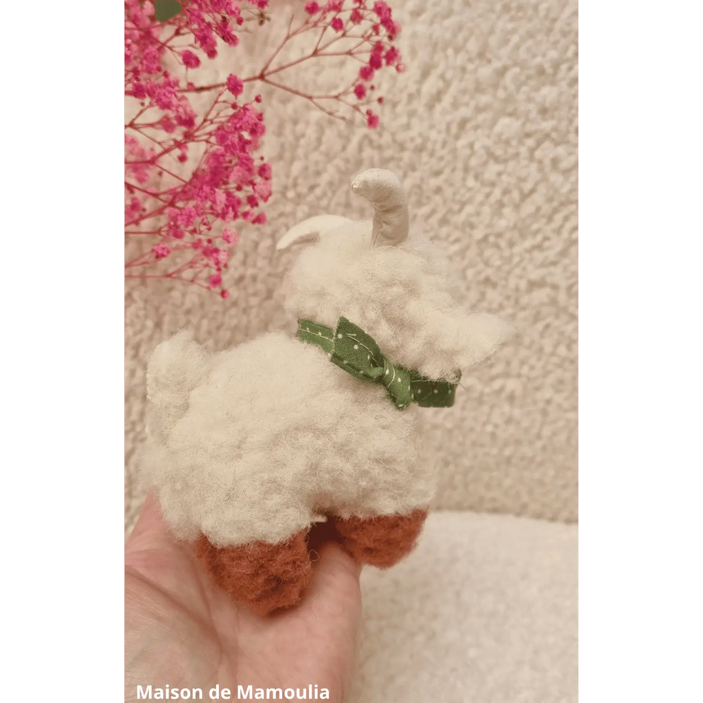 Petit Mouton - pure laine 10 cm - Maison de Mamoulia