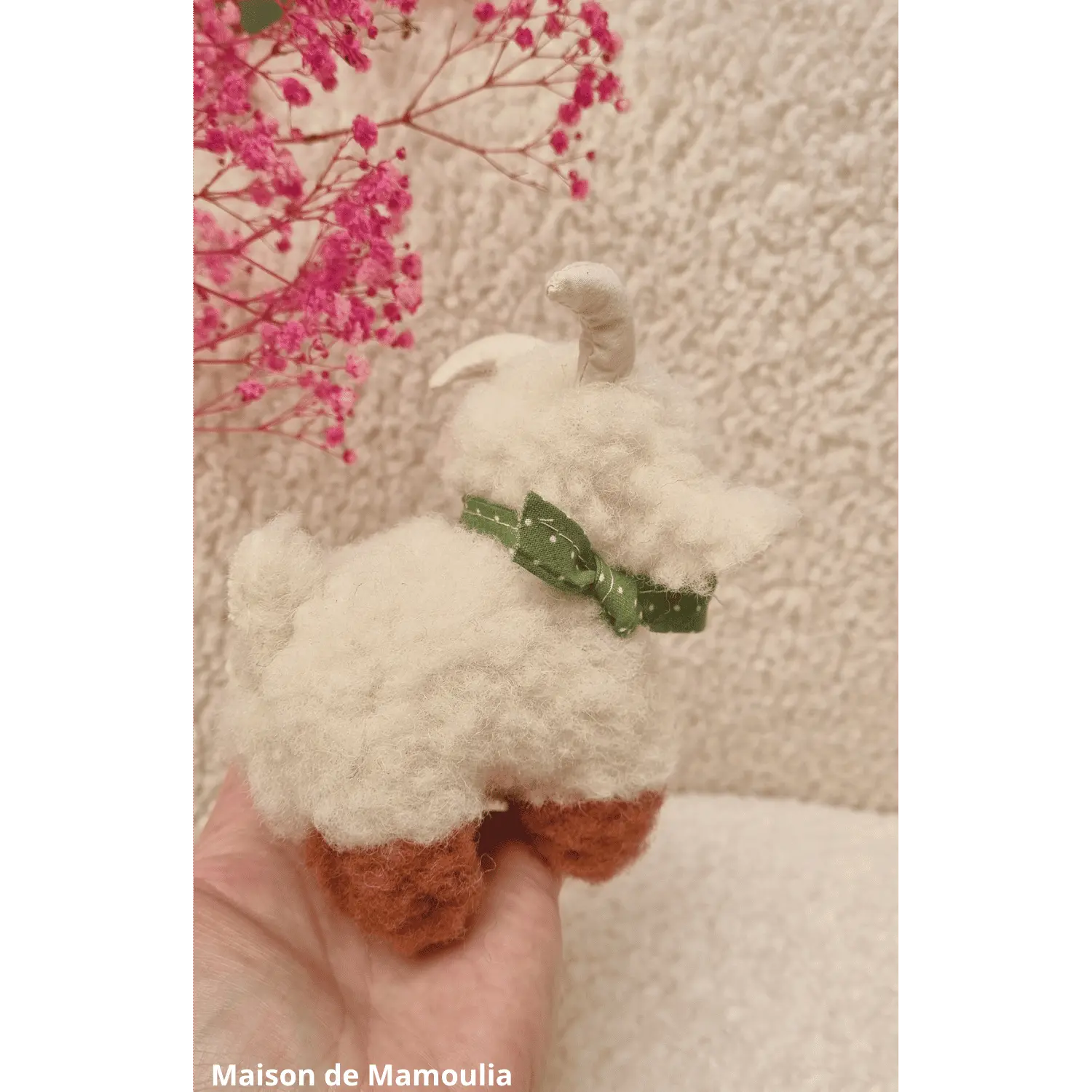 Petit Mouton - pure laine 10 cm - Maison de Mamoulia