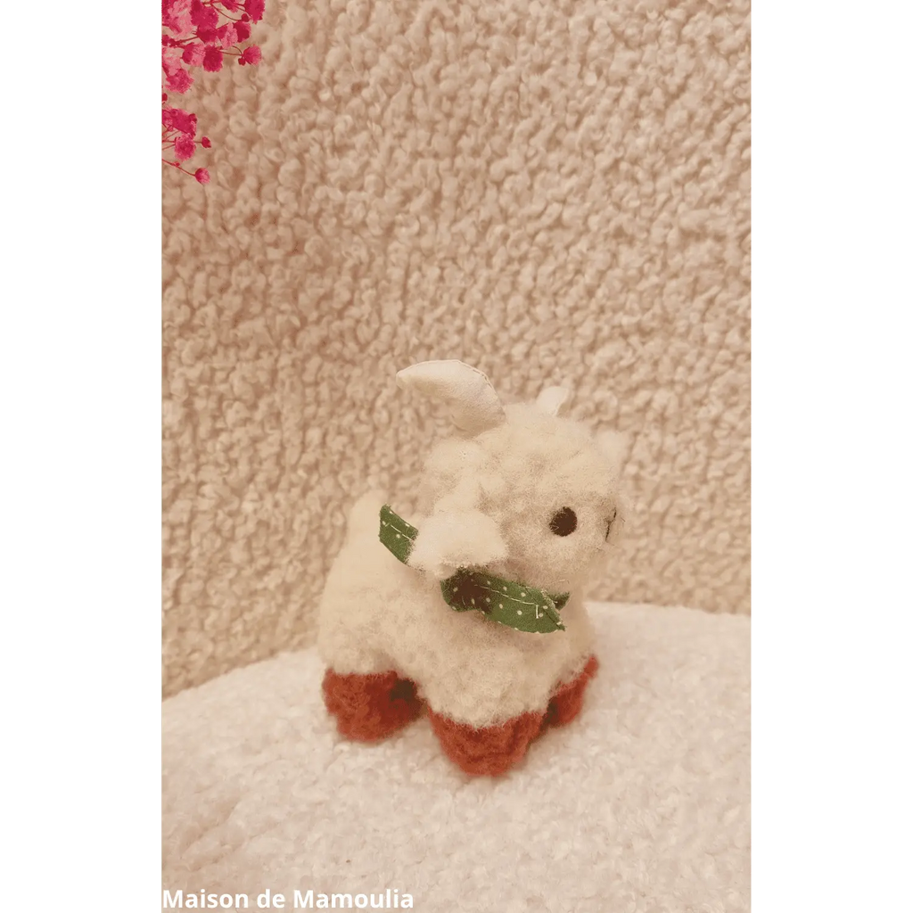 Petit Mouton - pure laine 10 cm - Maison de Mamoulia