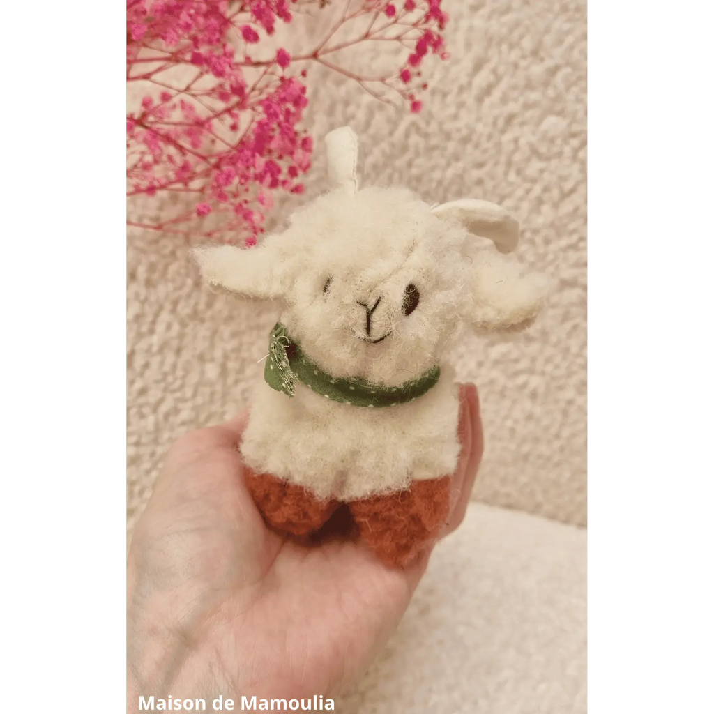 Petit Mouton - pure laine 10 cm - Maison de Mamoulia