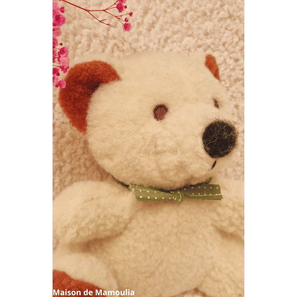 Peluche Ourson pure laine 25 cm - Maison de Mamoulia