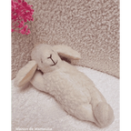 Saling - Peluche Agneau qui dort - pure laine - 26 cm