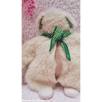 Saling - Peluche Agneau Hugo -  bouillotte noyaux de cerises - 30cm