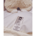 Saling - Peluche Agneau Hugo -  bouillotte noyaux de cerises - 30cm