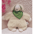 Saling - Peluche Agneau Hugo -  bouillotte noyaux de cerises - 30cm