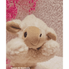 Saling - Petite Peluche Agneau en laine - 18 cm Saling
