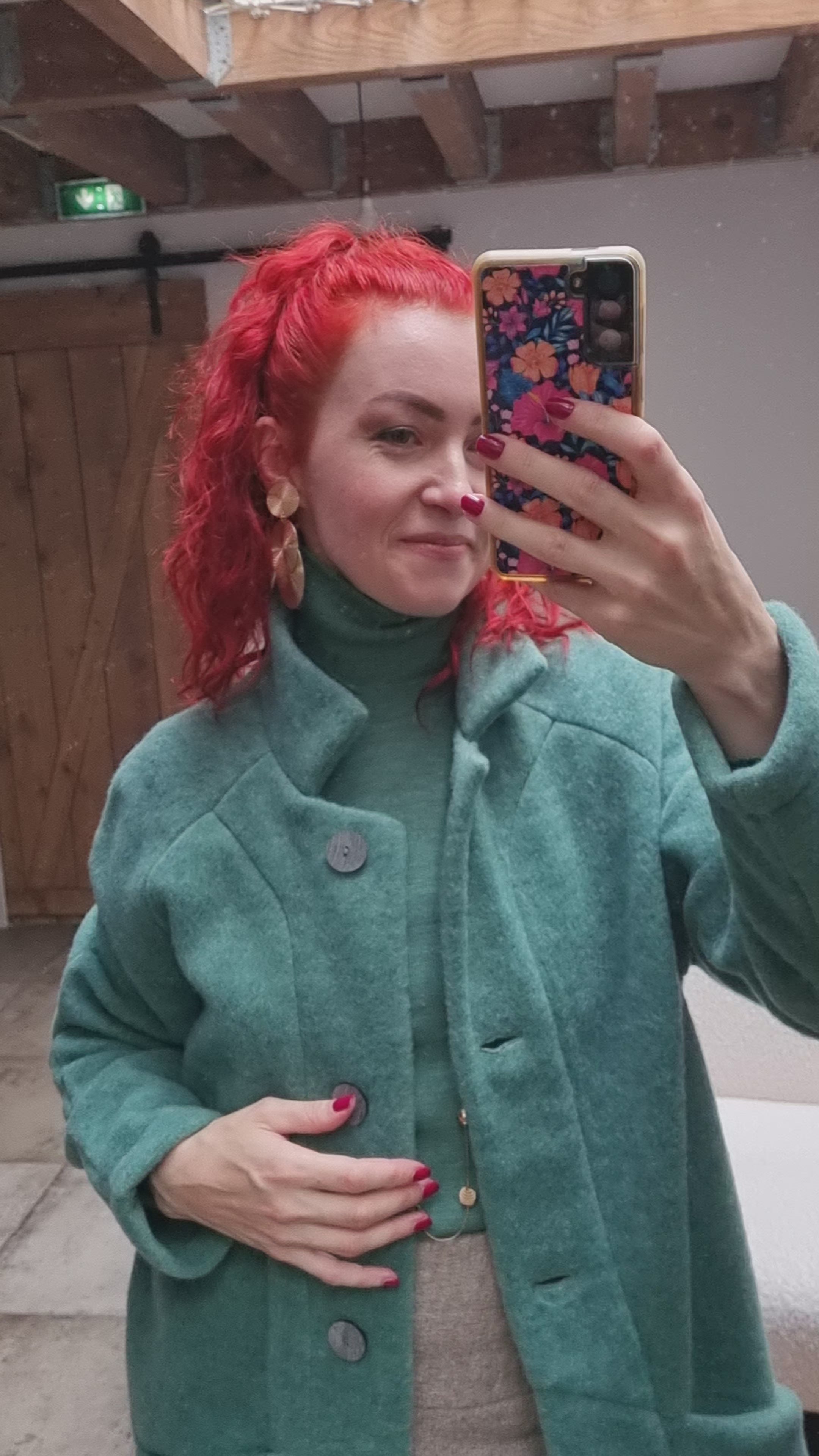 Reiff - Manteau long femme Paola pure laine polaire