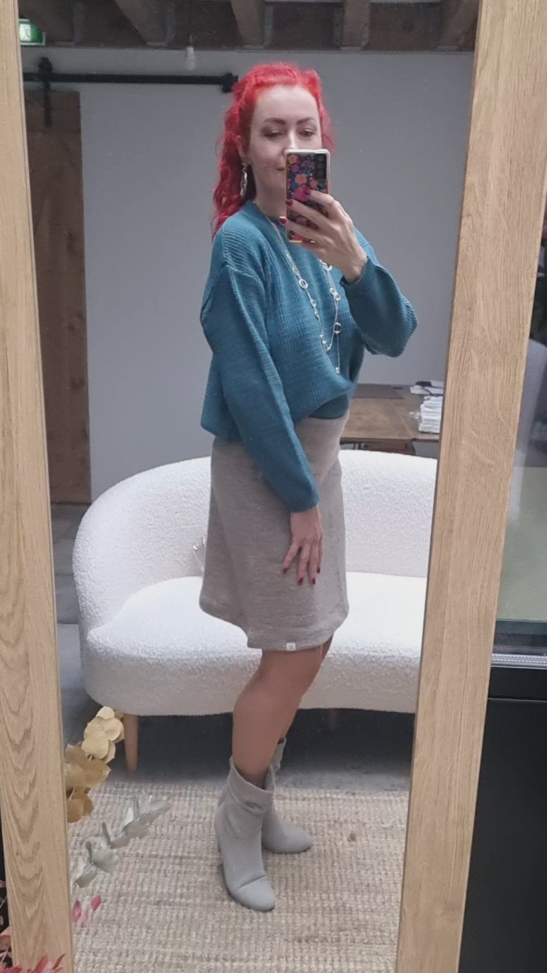 Reiff - Pull femme Lara laine mérinos, maille côtelée