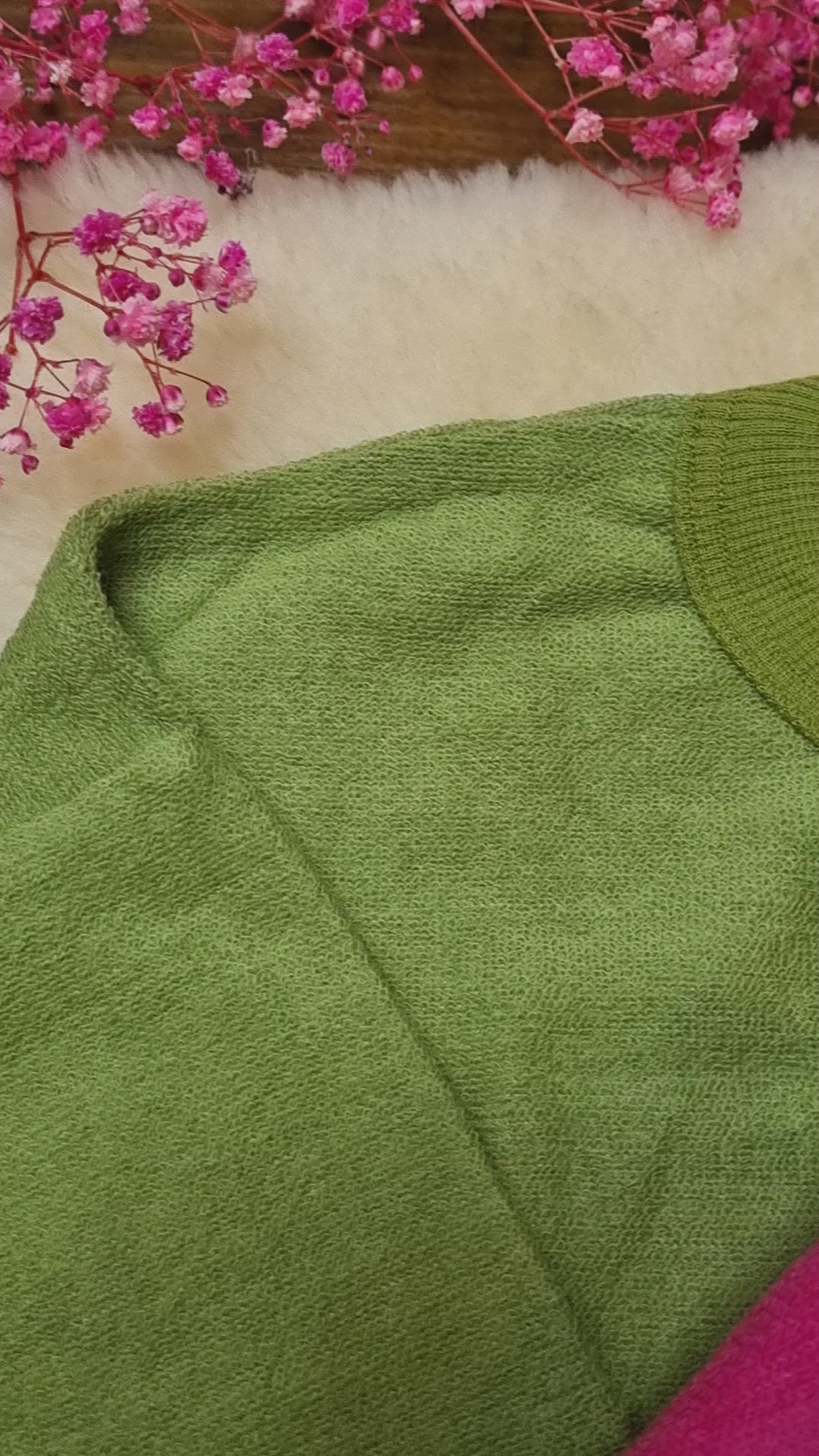 Cosilana - Long-sleeved baby bodysuit, wool-silk