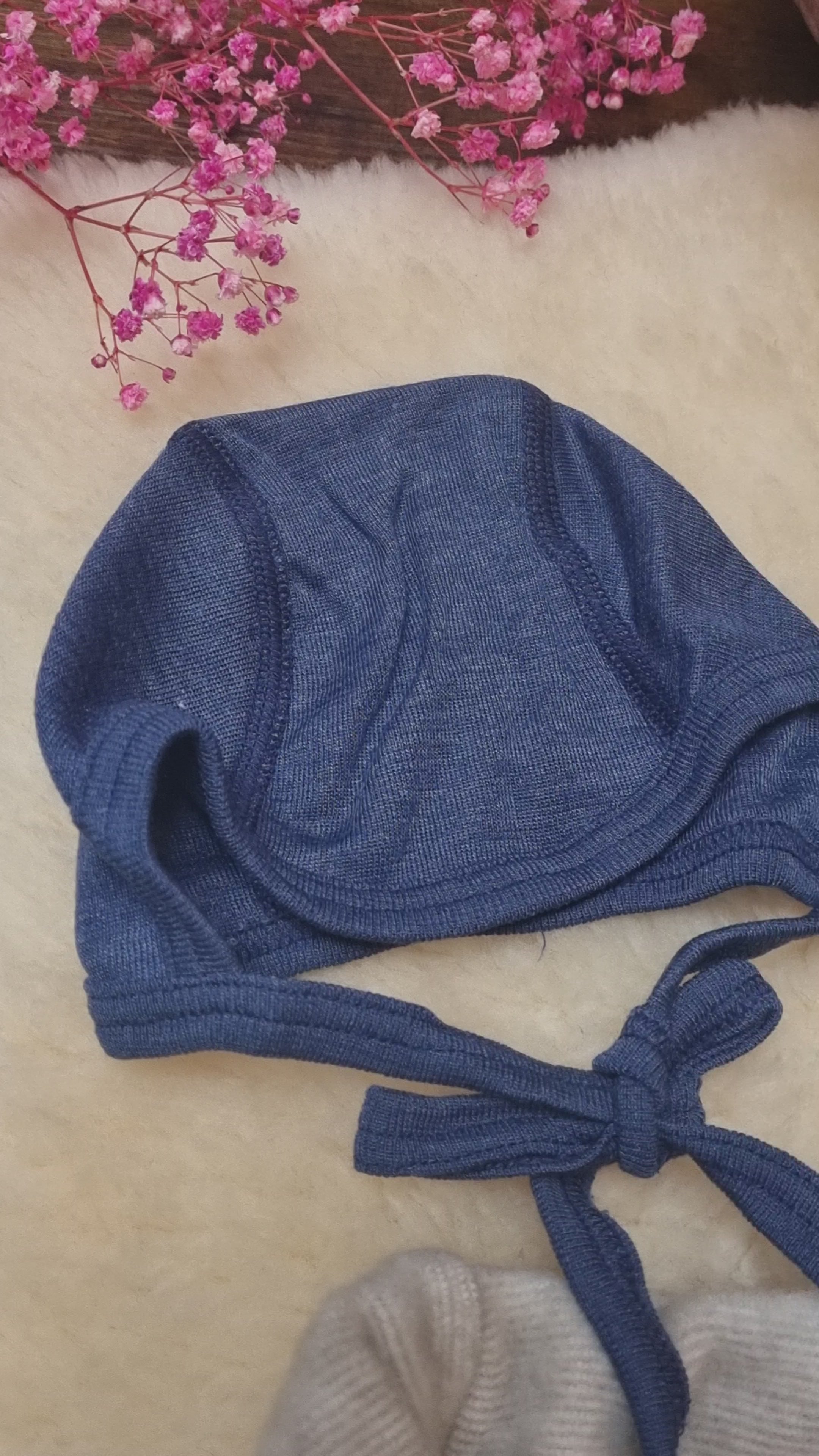 Cosilana - Long-sleeved baby bodysuit, wool-silk