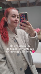 Reiff - Manteau long femme Paola pure laine polaire