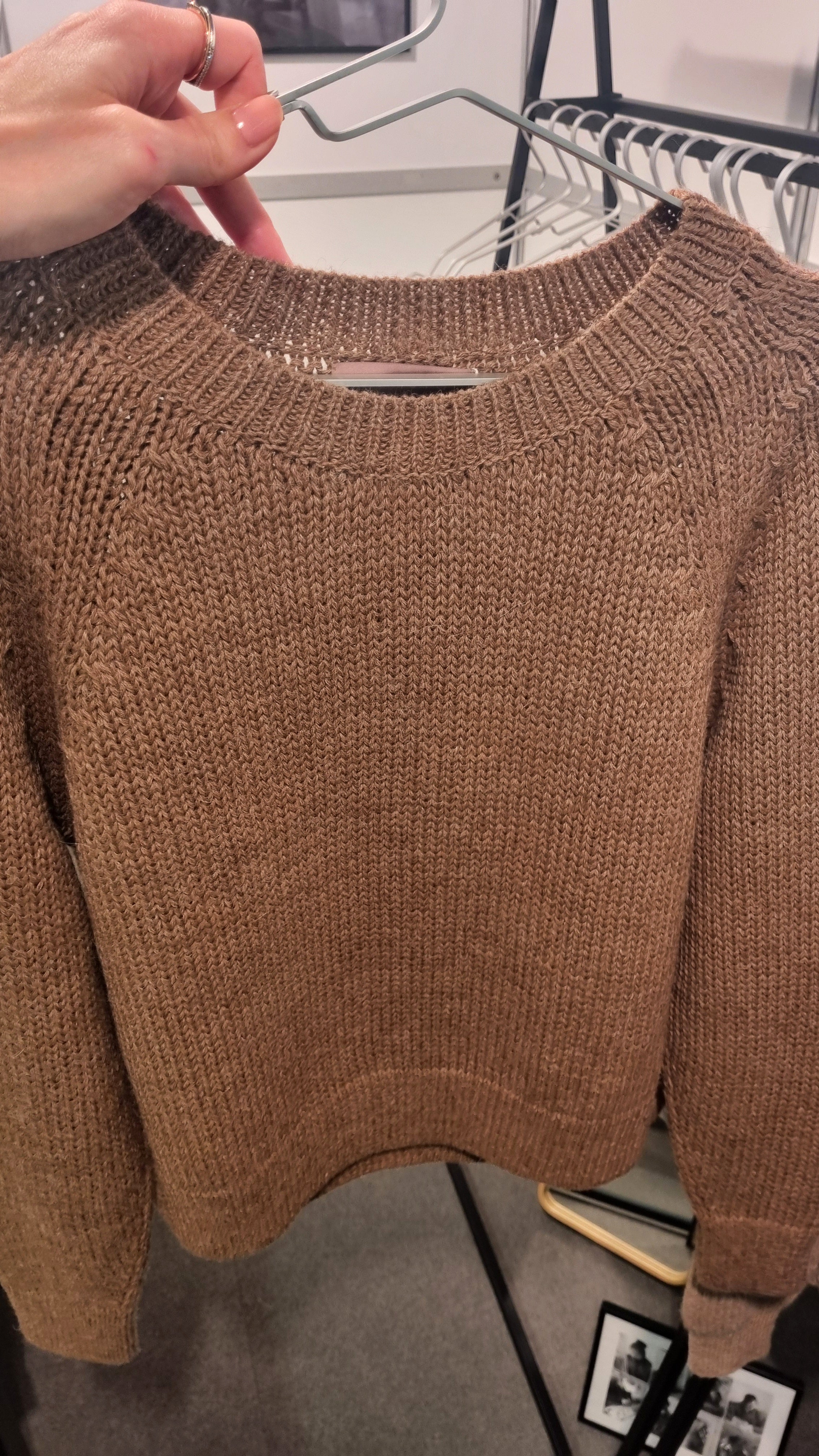 Esencia - Pull raglan femme Naja, pur alpaga