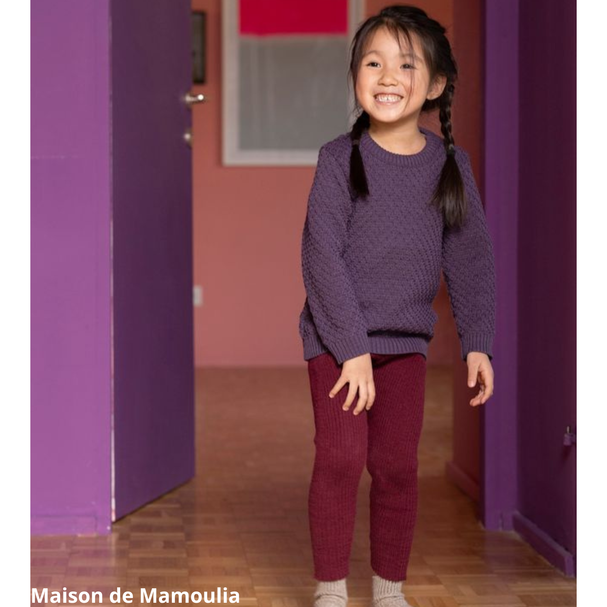 Disana - Pull Aran enfant laine mérinos