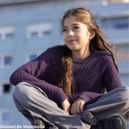 Disana - Pull Aran enfant laine mérinos