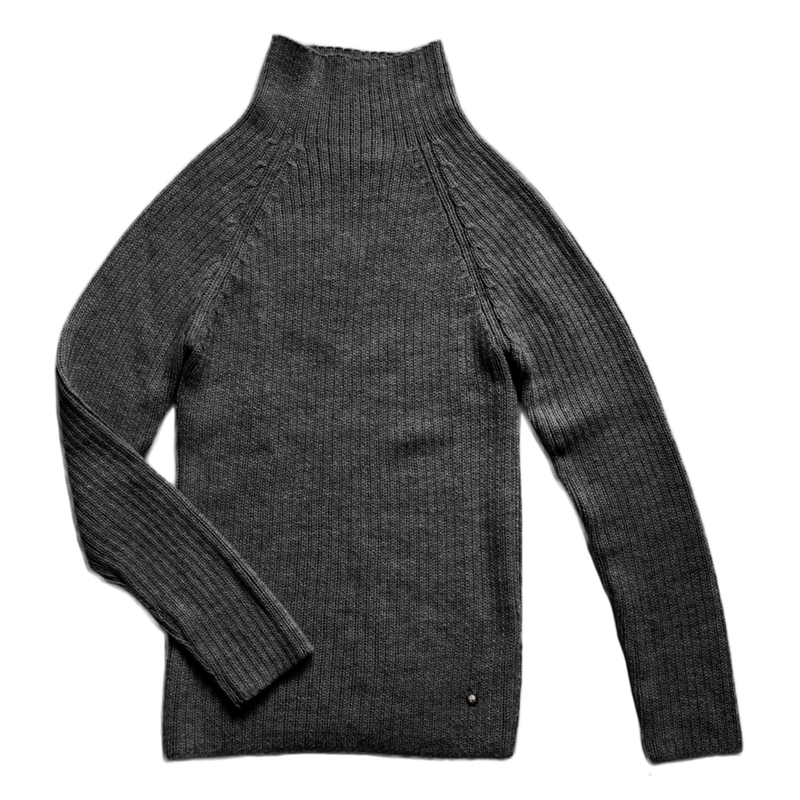 Esencia - Pull col montant femme Erica, pur alpaga