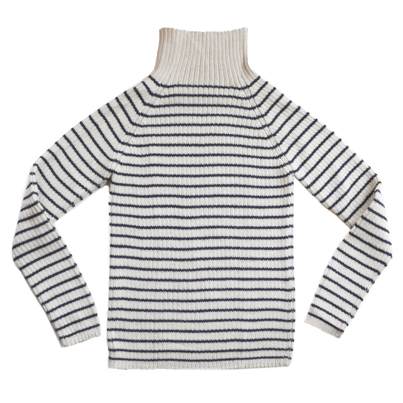 Esencia - Pull col montant femme Erica, pur alpaga