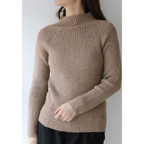 Esencia - Pull col montant femme Erica, pur alpaga