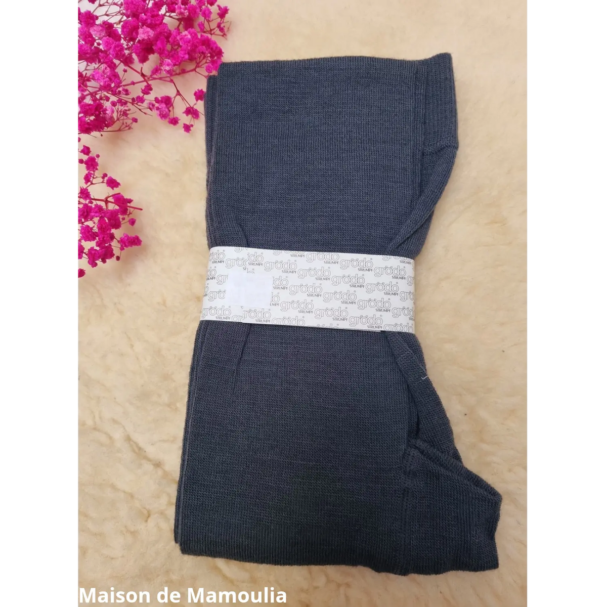 Grödo - Legging femme laine-coton bio