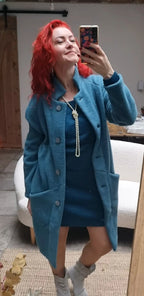 Reiff - Manteau long femme Paola pure laine polaire