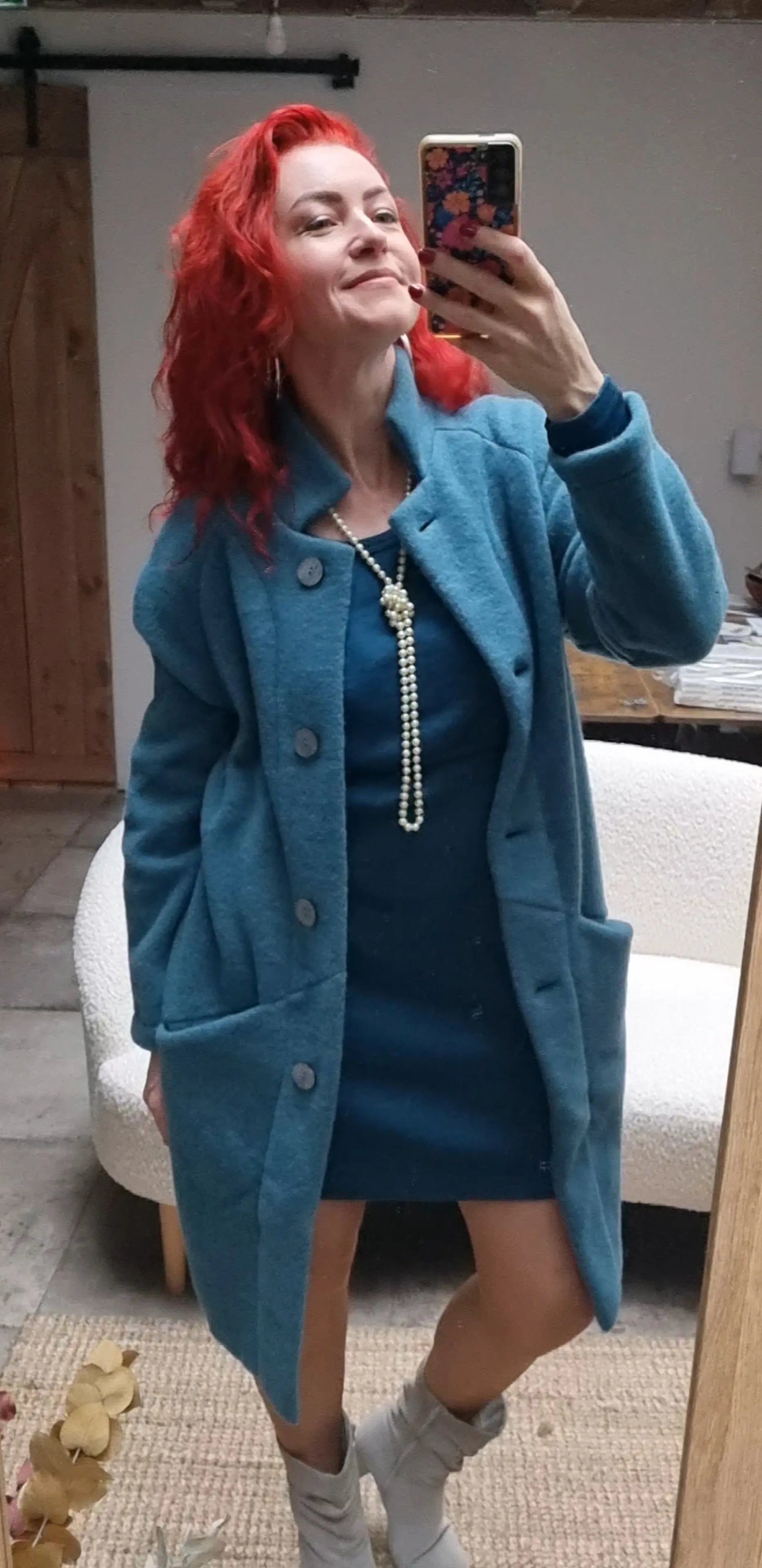 Reiff - Manteau long femme Paola pure laine polaire