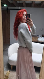 Fisherman - Cardigan femme en alpaga et laine Highland