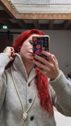 Fisherman - Cardigan femme en alpaga et laine Highland