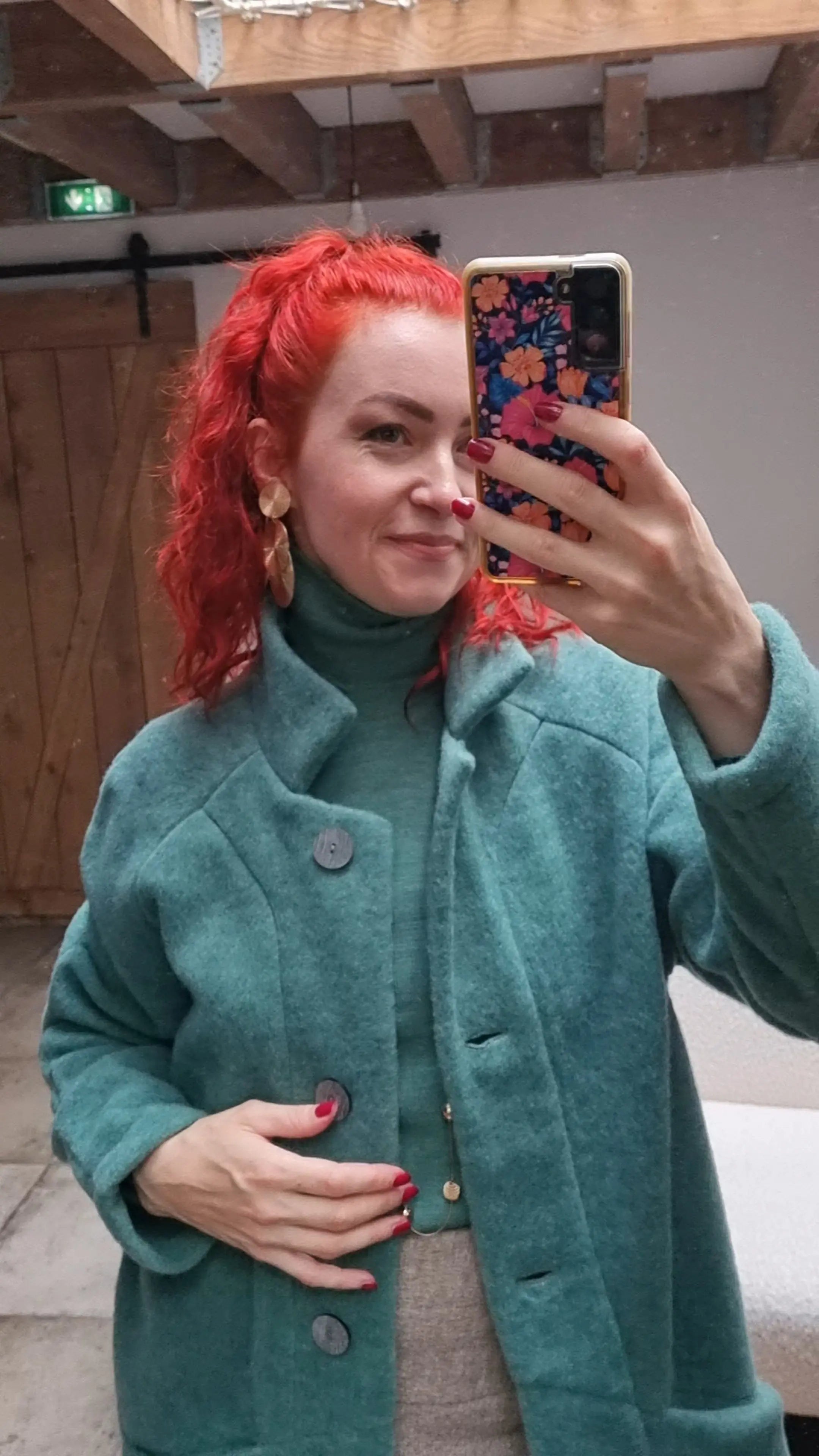 Reiff - Manteau long femme Paola pure laine polaire