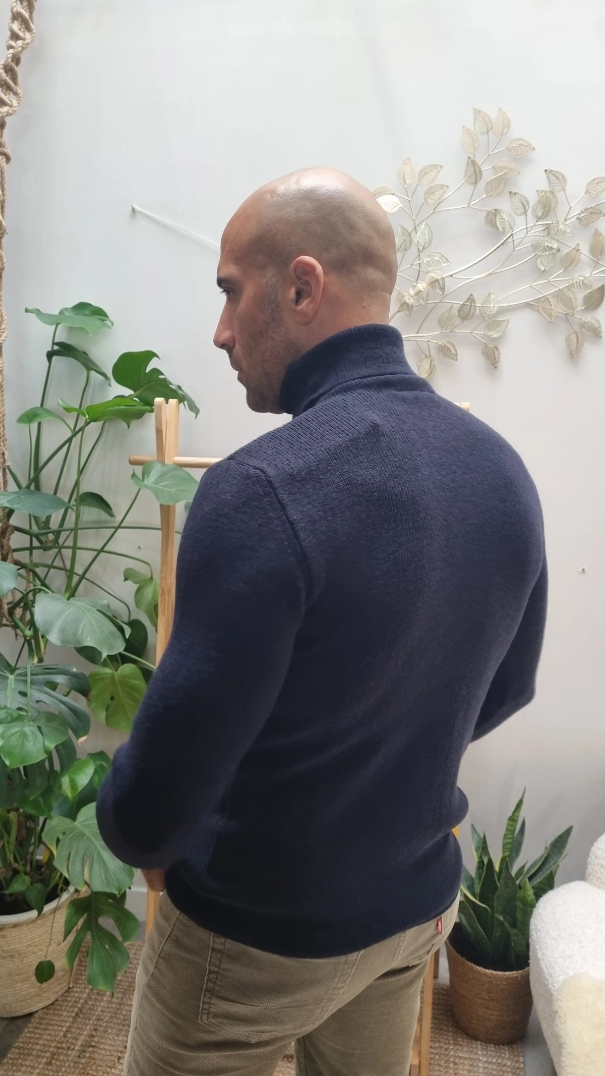Ivanhoe - Tolken Men's Turtleneck Sweater - Extra Fine Merino Wool
